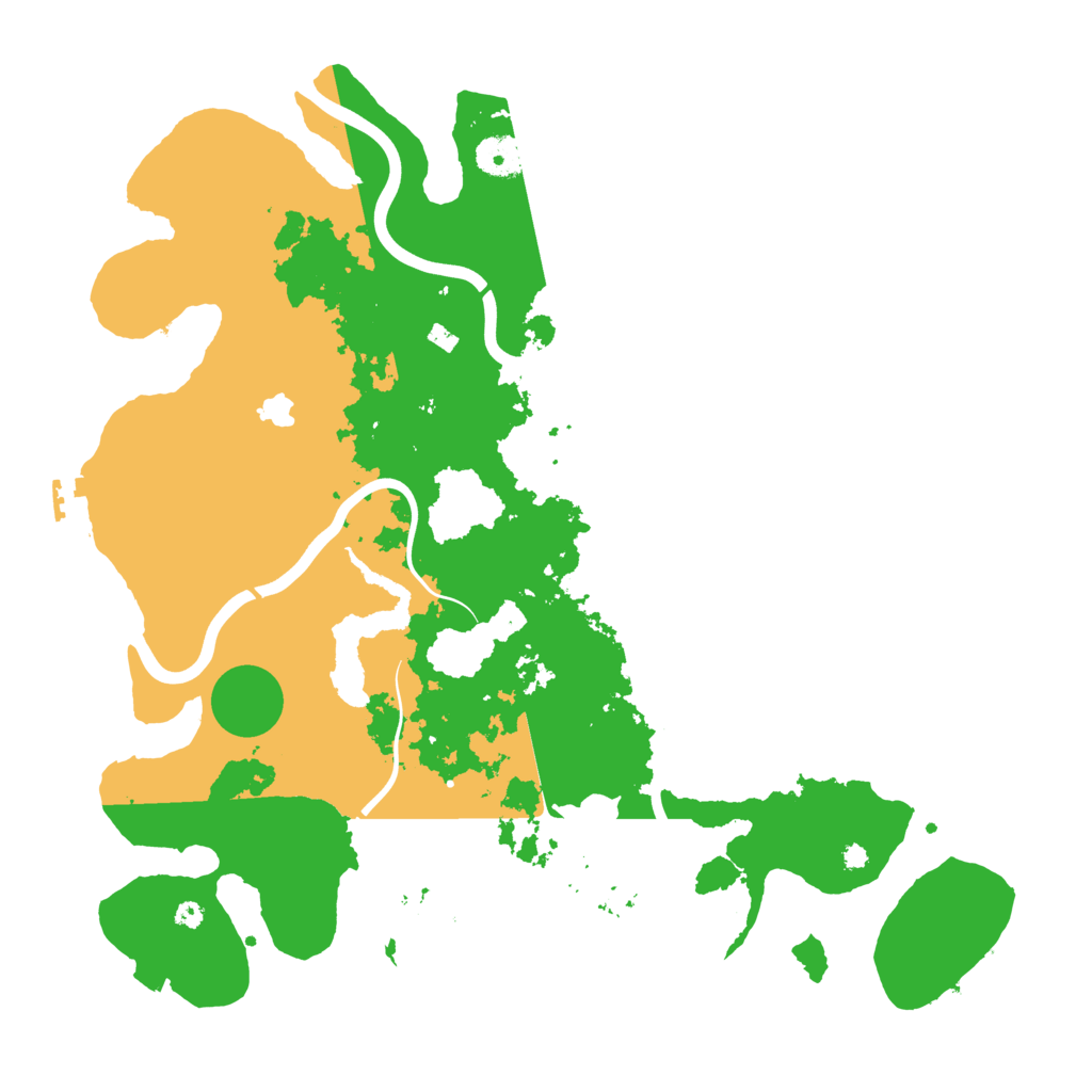Biome Rust Map: Procedural Map, Size: 4000, Seed: 5565945