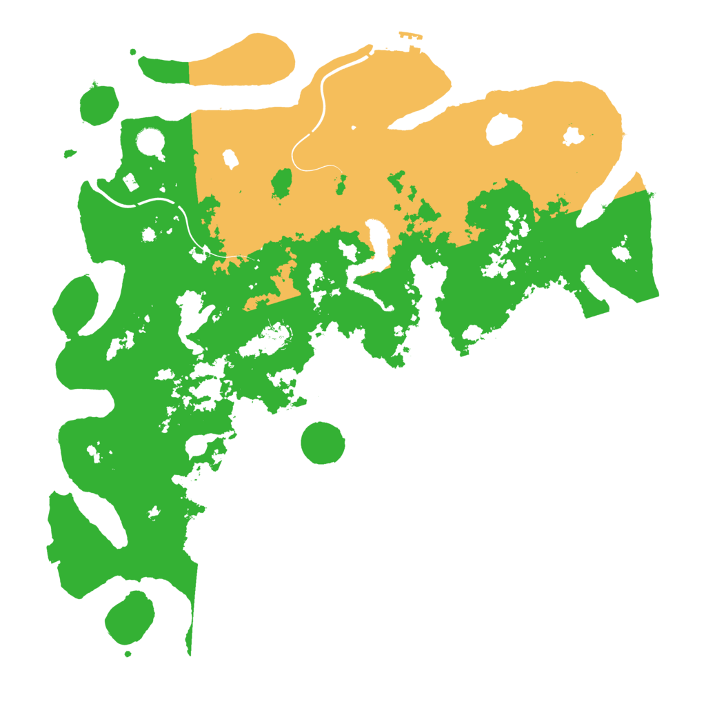 Biome Rust Map: Procedural Map, Size: 4500, Seed: 3917