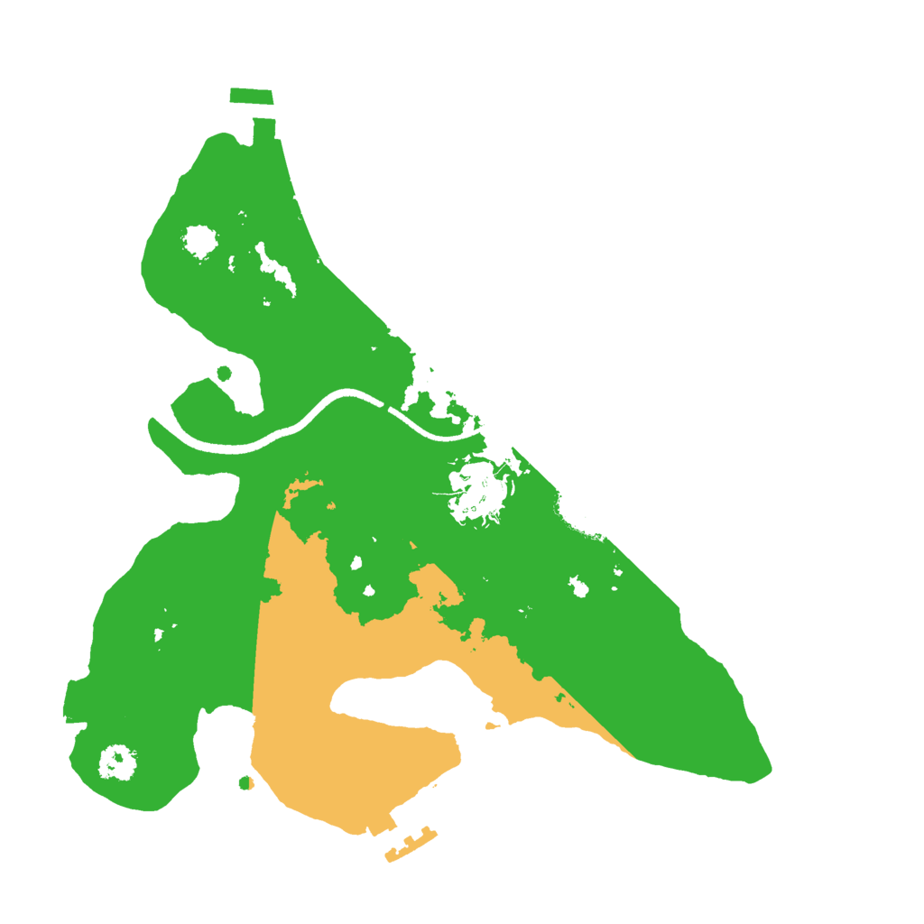 Biome Rust Map: Procedural Map, Size: 2500, Seed: 814560647