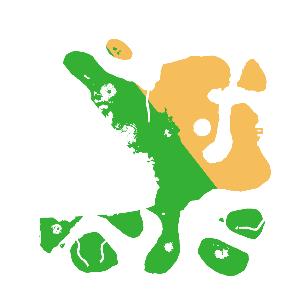 Biome Rust Map: Procedural Map, Size: 3000, Seed: 2087483014