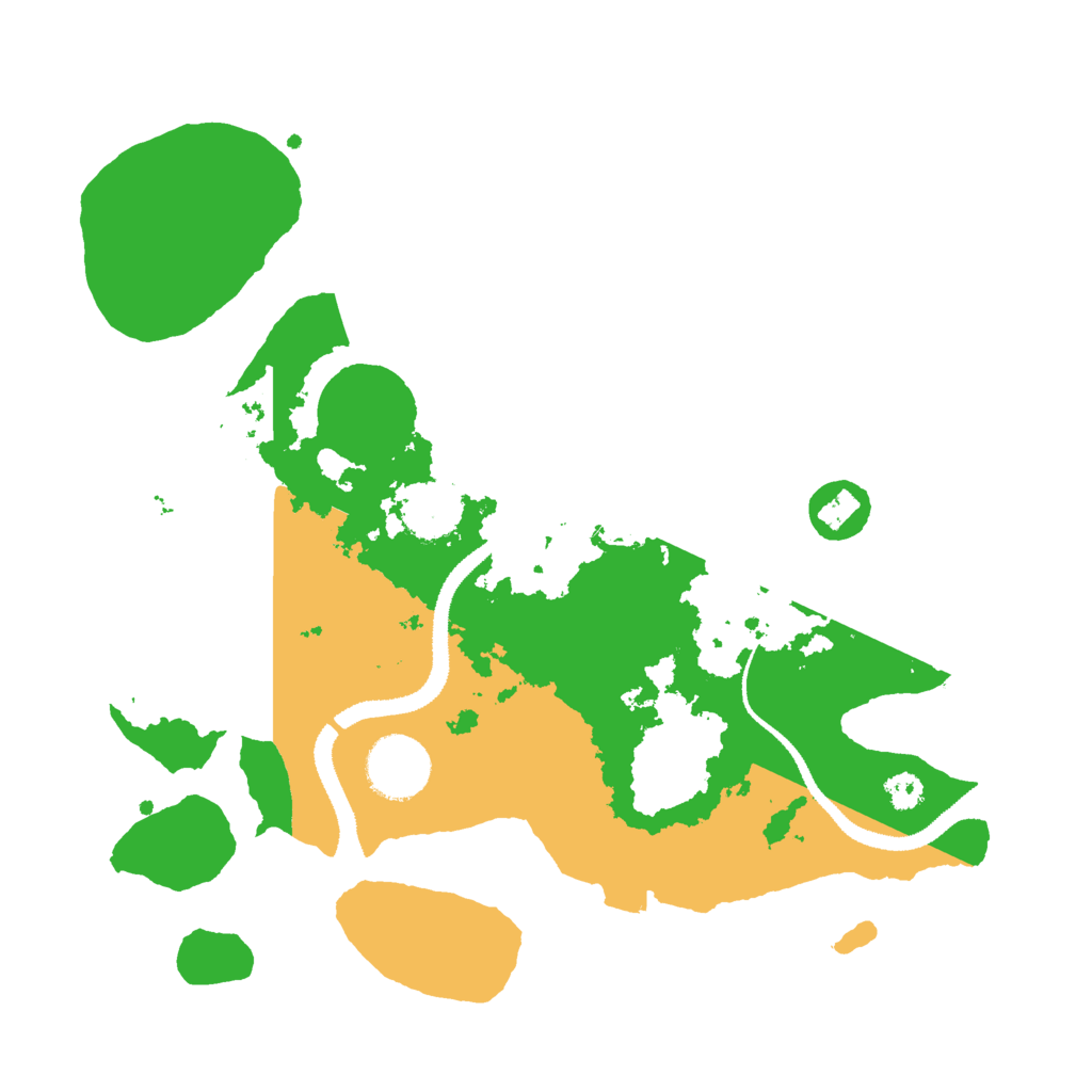 Biome Rust Map: Procedural Map, Size: 3000, Seed: 109566675