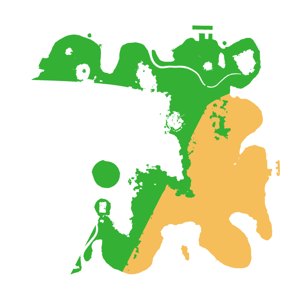 Biome Rust Map: Procedural Map, Size: 3000, Seed: 191953674
