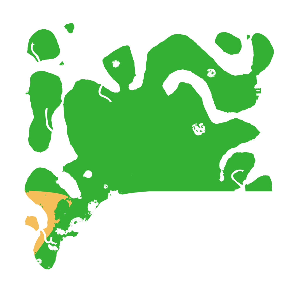 Biome Rust Map: Procedural Map, Size: 3500, Seed: 24428160