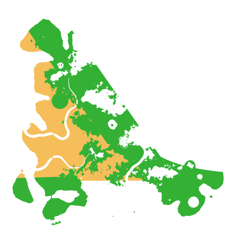 Biome Rust Map: Procedural Map, Size: 3900, Seed: 1629261484