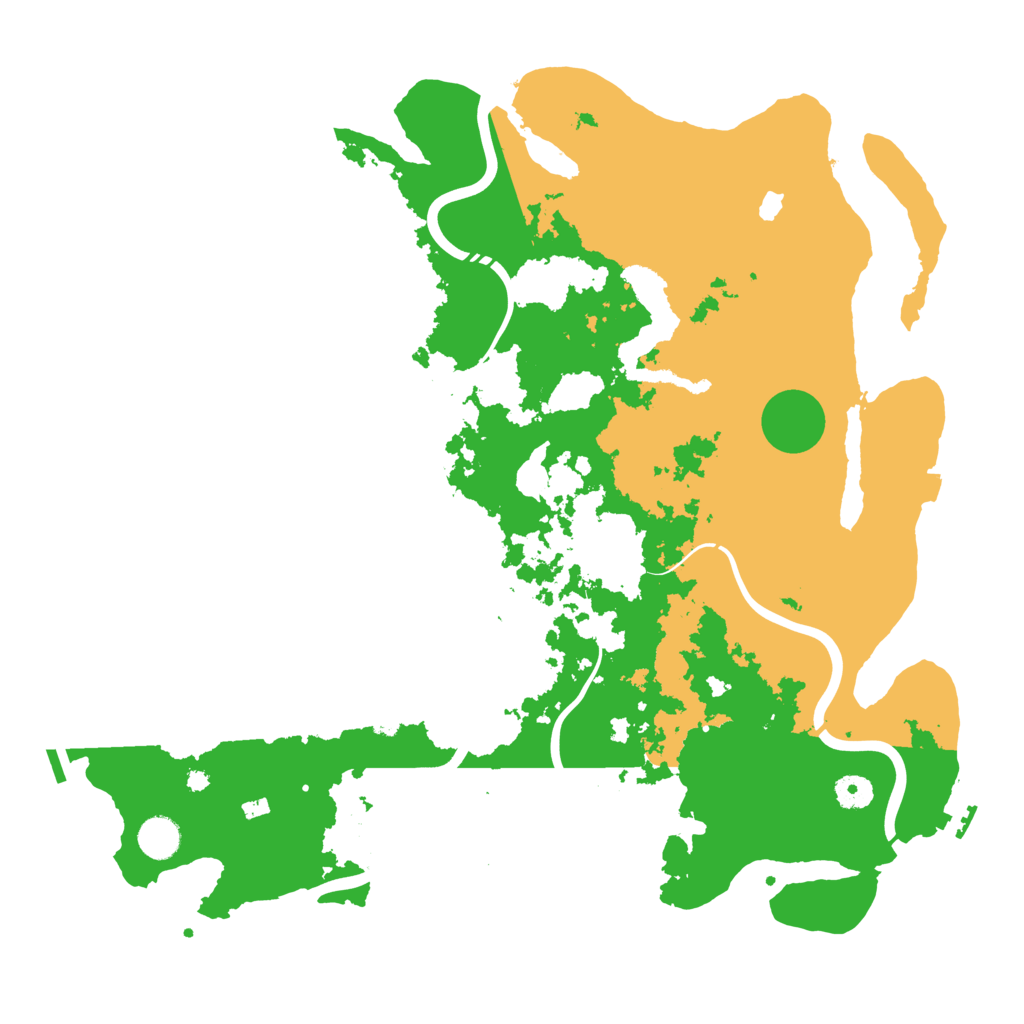 Biome Rust Map: Procedural Map, Size: 4250, Seed: 384448111
