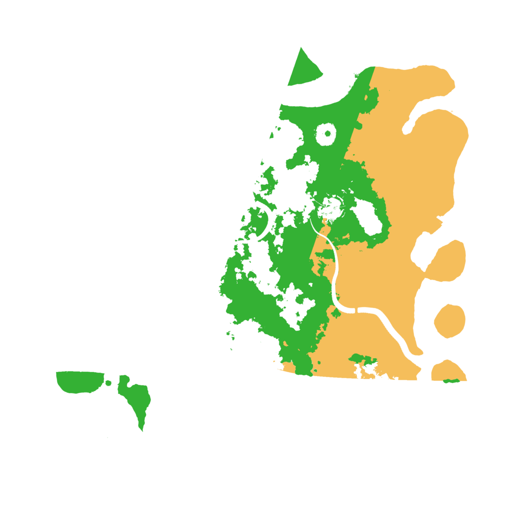 Biome Rust Map: Procedural Map, Size: 3500, Seed: 1732107278
