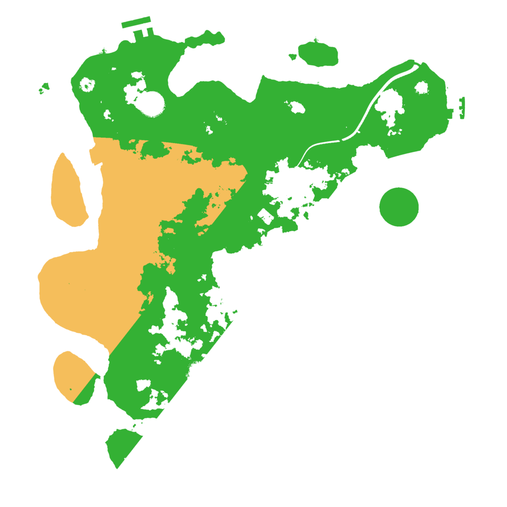 Biome Rust Map: Procedural Map, Size: 3500, Seed: 1796941360