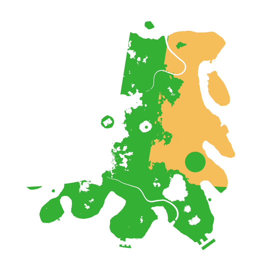 Biome Rust Map: Procedural Map, Size: 3300, Seed: 1231515602