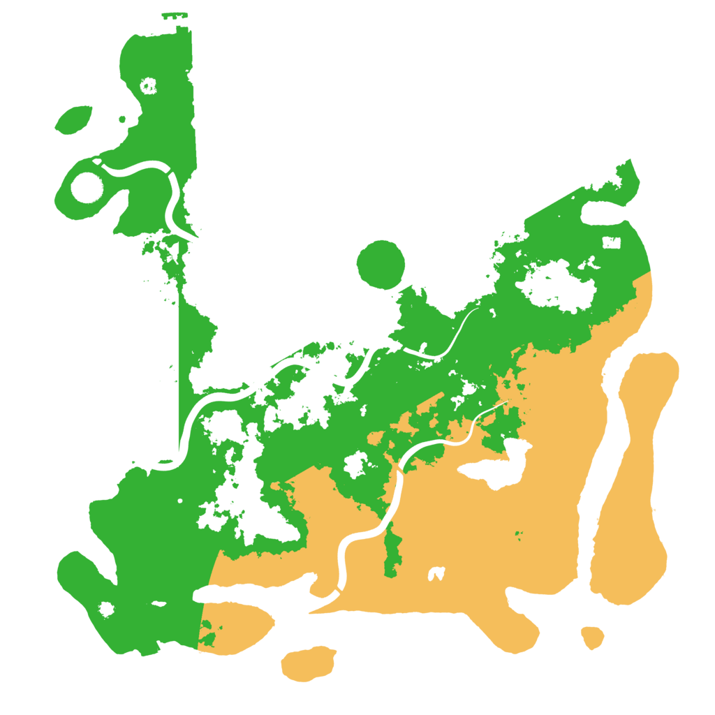 Biome Rust Map: Procedural Map, Size: 4200, Seed: 419471452