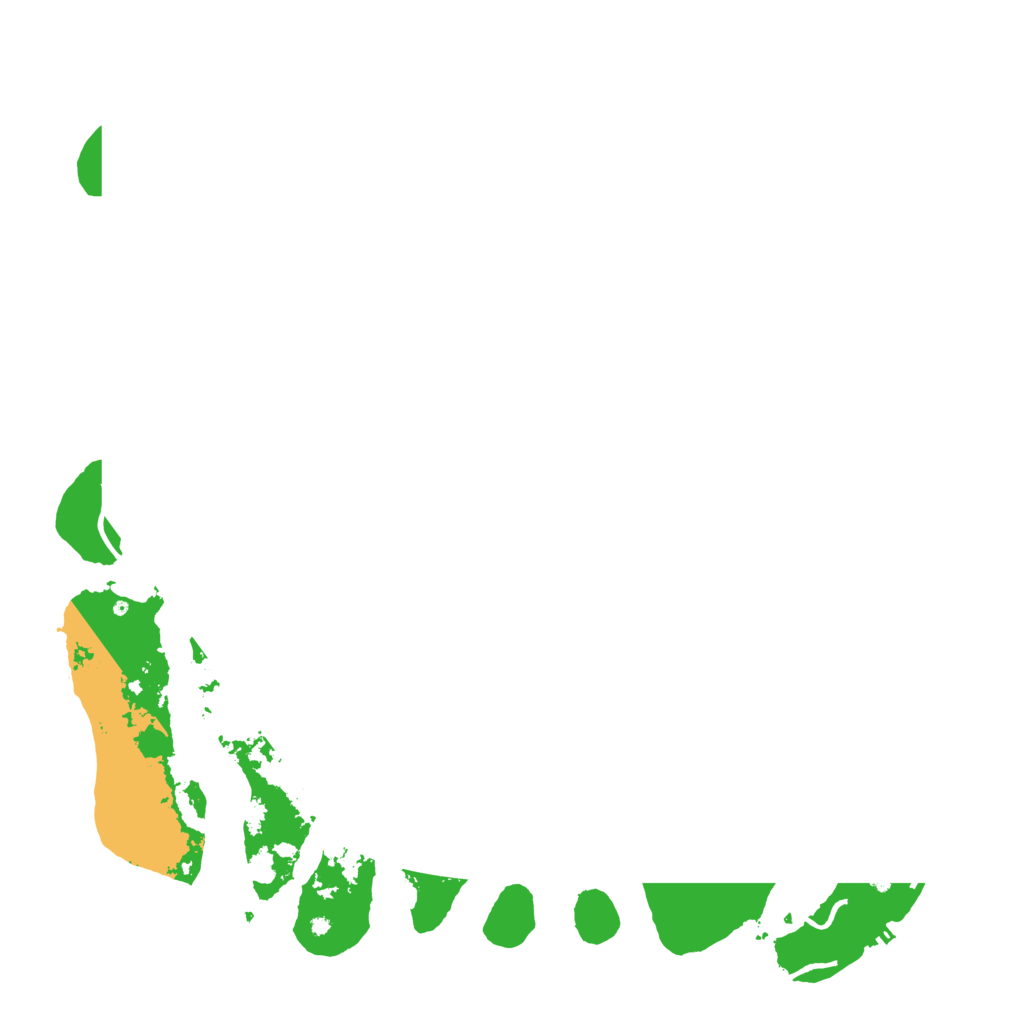 Biome Rust Map: Procedural Map, Size: 5000, Seed: 7140703