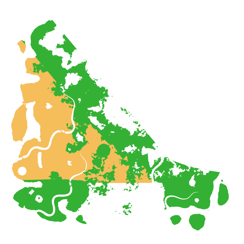 Biome Rust Map: Procedural Map, Size: 5009, Seed: 1234567890