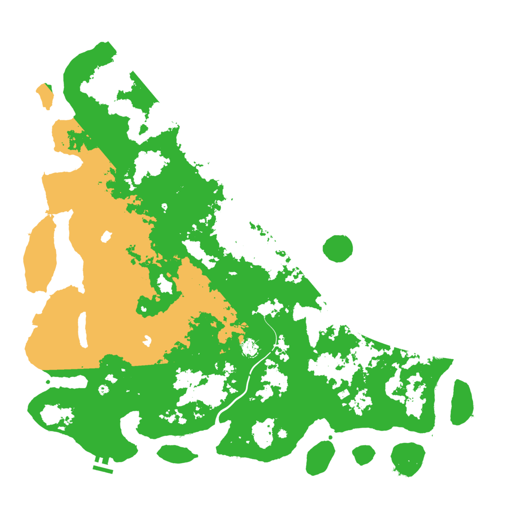 Biome Rust Map: Procedural Map, Size: 5009, Seed: 1234567890