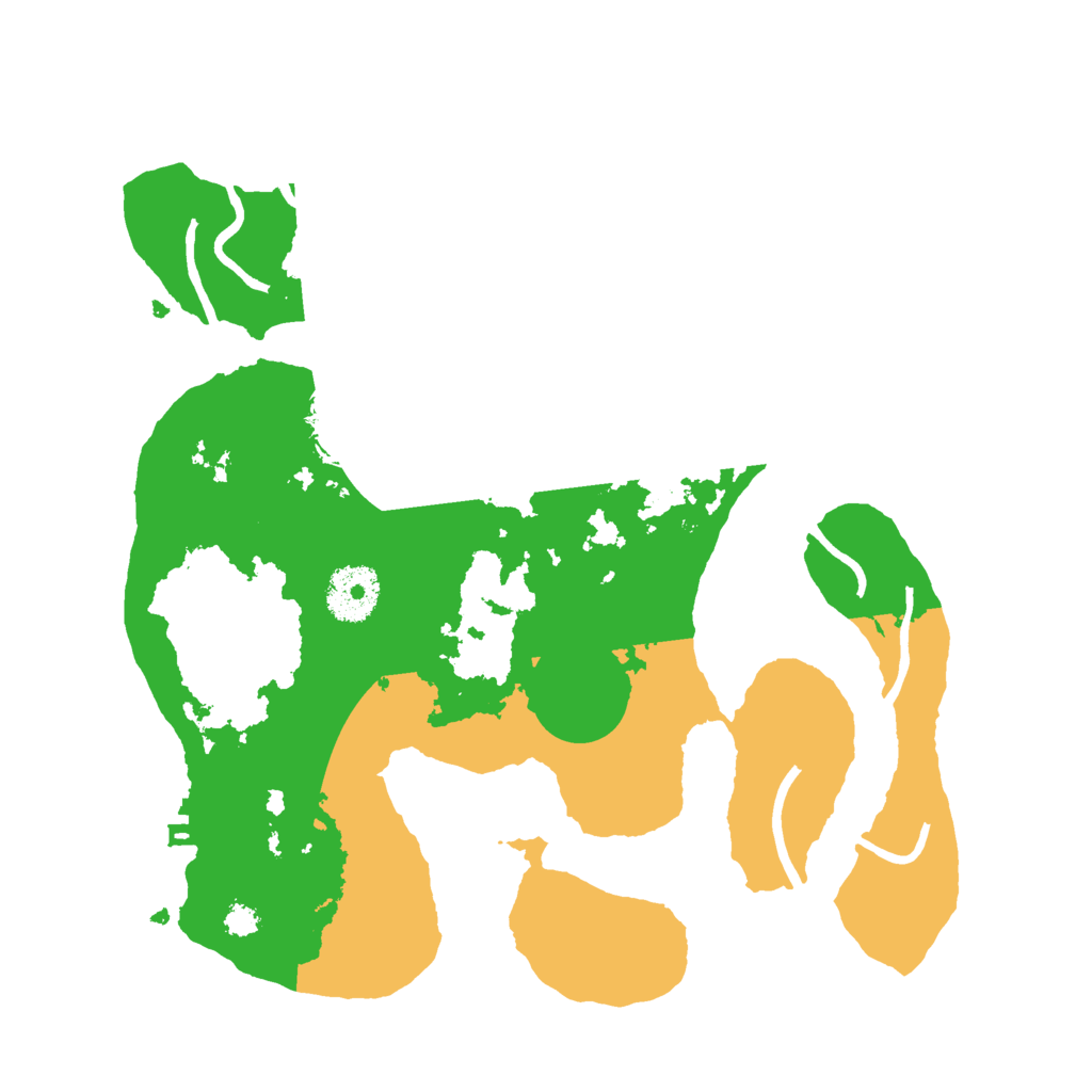 Biome Rust Map: Procedural Map, Size: 3000, Seed: 101264