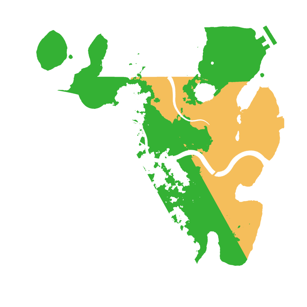 Biome Rust Map: Procedural Map, Size: 3000, Seed: 949189