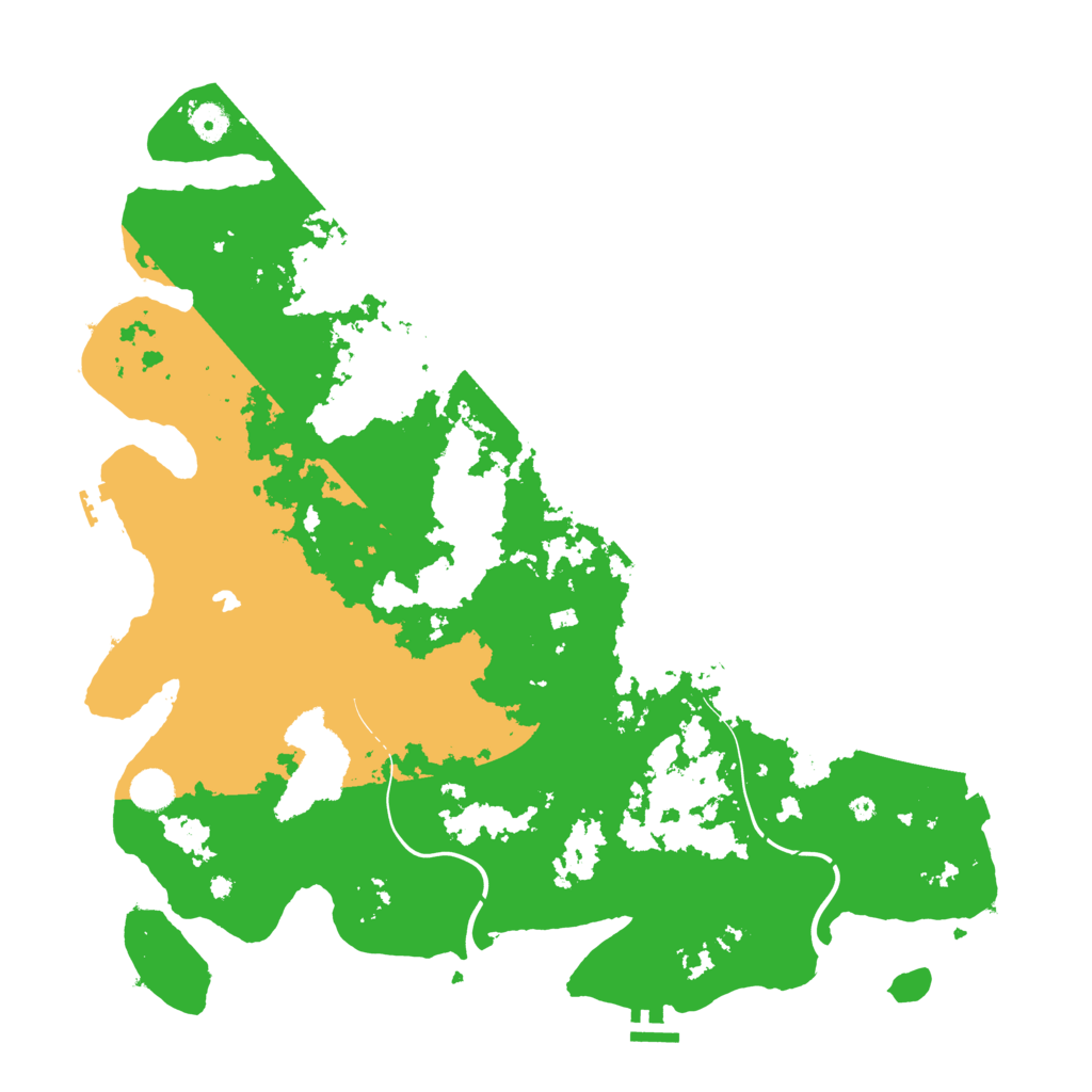 Biome Rust Map: Procedural Map, Size: 4500, Seed: 3280058