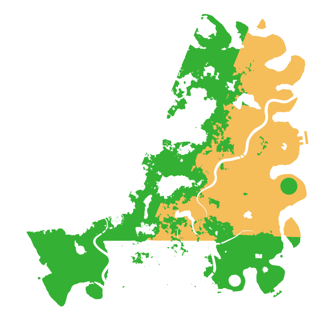 Biome Rust Map: Procedural Map, Size: 5000, Seed: 776354085