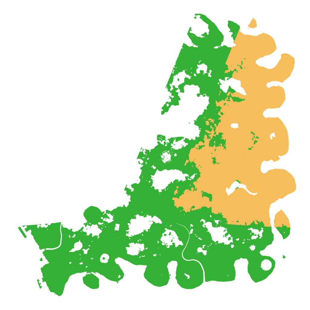 Biome Rust Map: Procedural Map, Size: 5000, Seed: 776354085