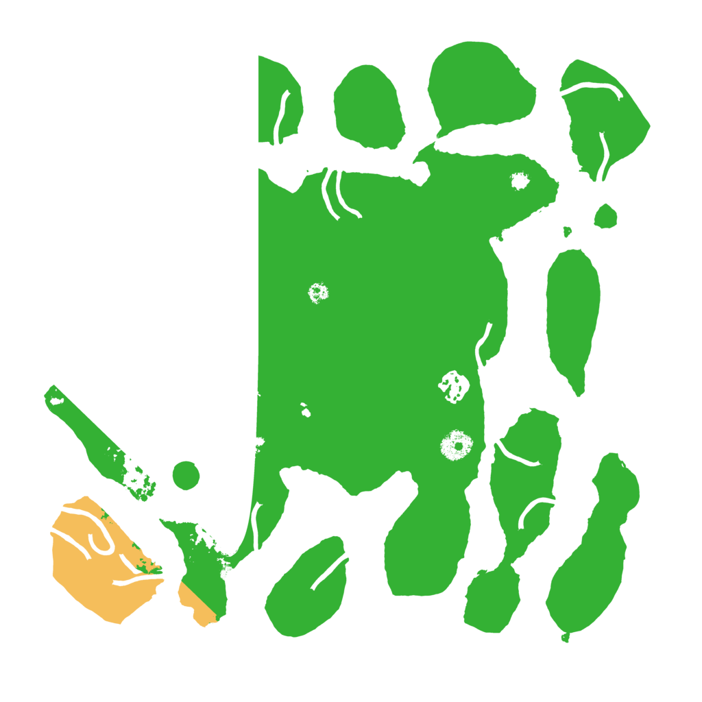 Biome Rust Map: Procedural Map, Size: 3500, Seed: 494813567