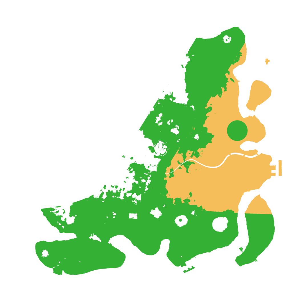 Biome Rust Map: Procedural Map, Size: 3750, Seed: 141289093