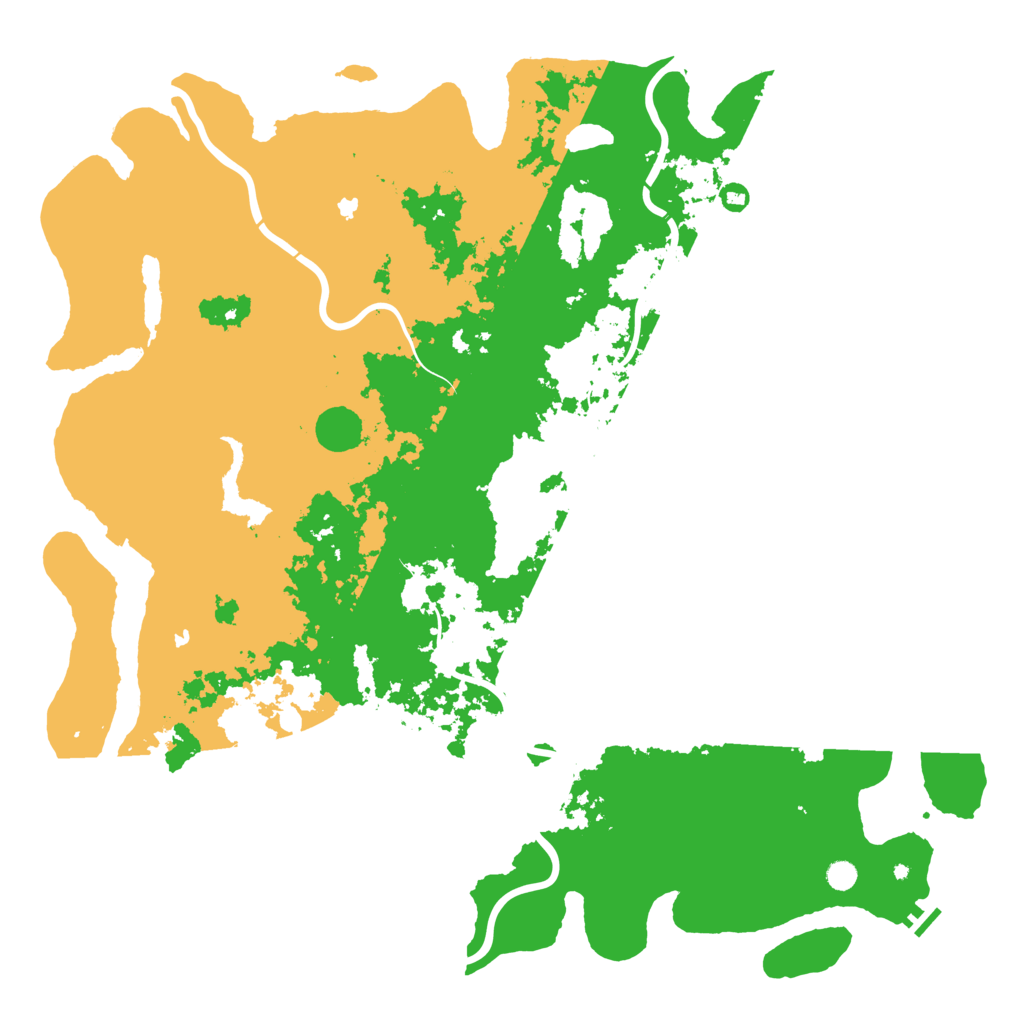 Biome Rust Map: Procedural Map, Size: 6000, Seed: 1437693832