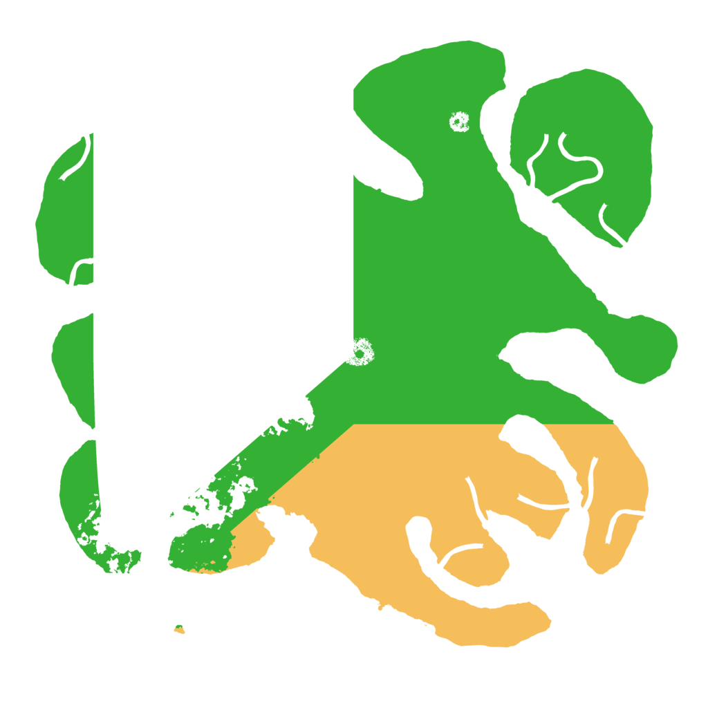 Biome Rust Map: Procedural Map, Size: 3500, Seed: 833336