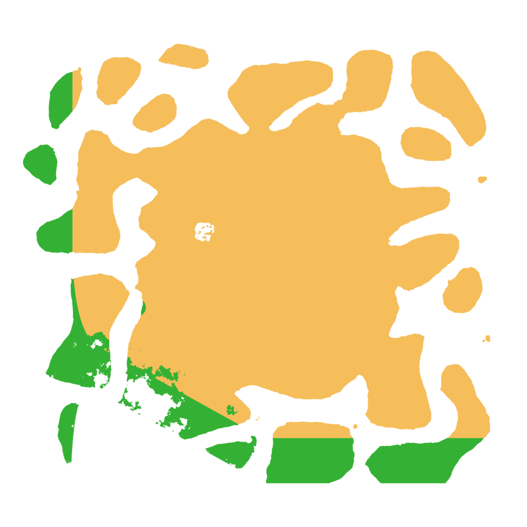 Biome Rust Map: Barren, Size: 4000, Seed: 110921