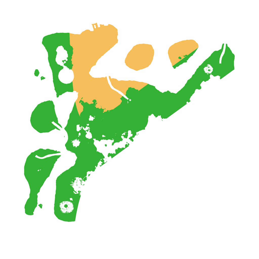 Biome Rust Map: Procedural Map, Size: 3000, Seed: 344956