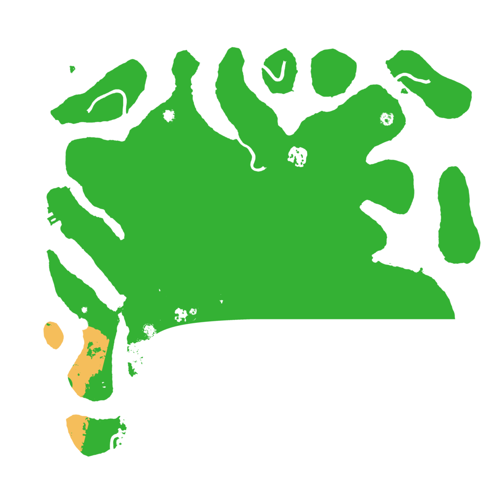 Biome Rust Map: Procedural Map, Size: 3800, Seed: 115193105