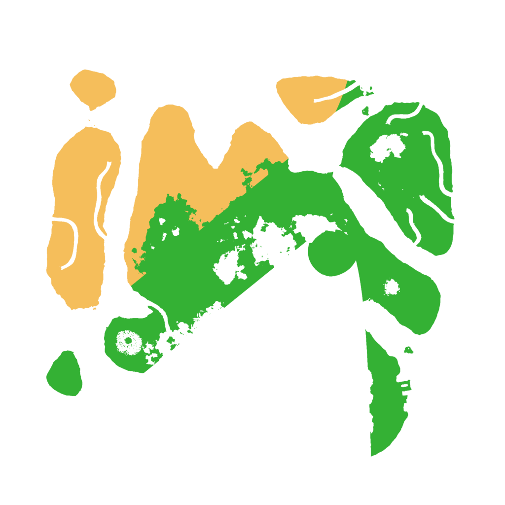 Biome Rust Map: Procedural Map, Size: 3000, Seed: 781651839