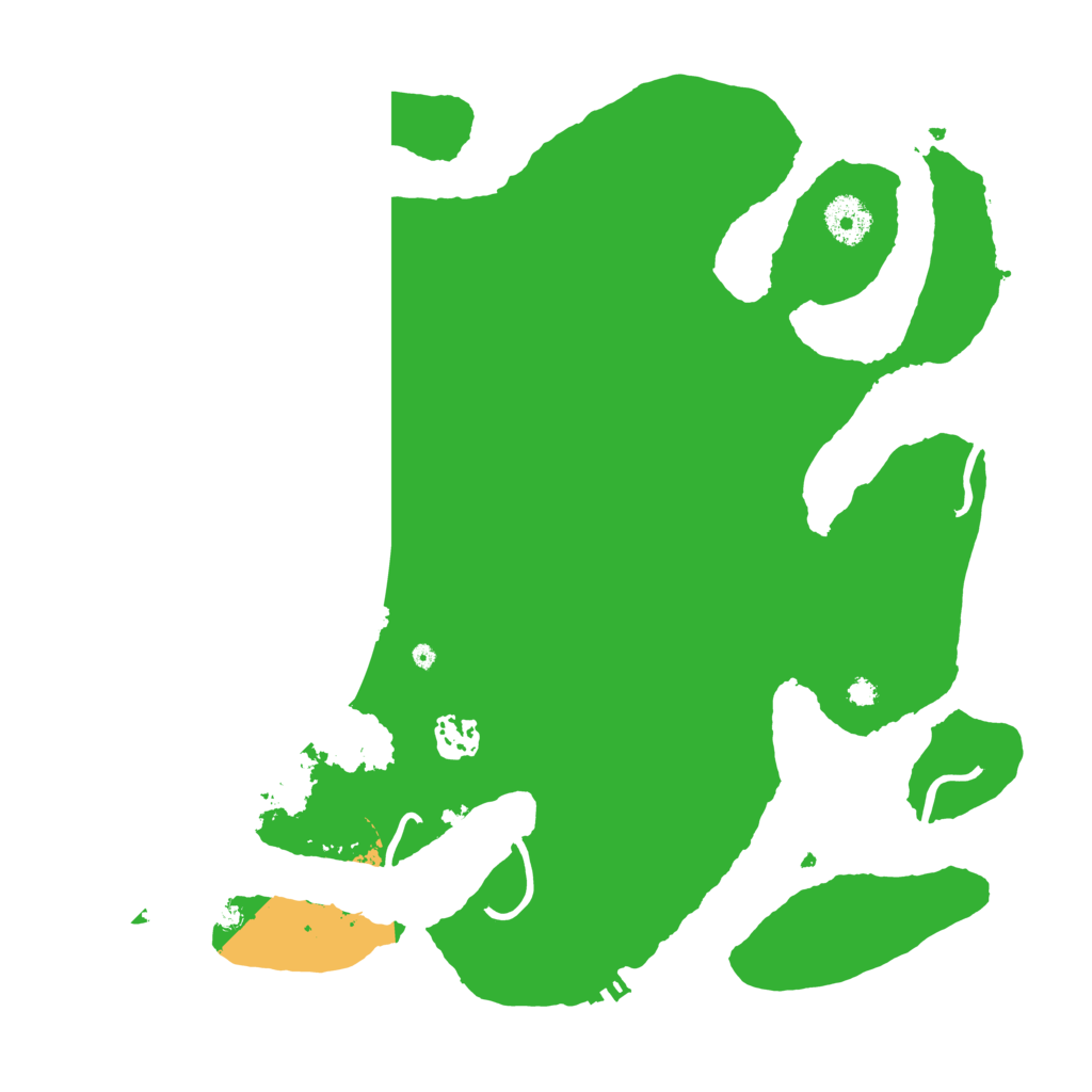 Biome Rust Map: Procedural Map, Size: 3500, Seed: 19757