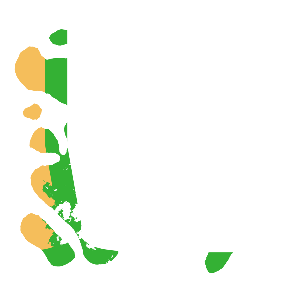 Biome Rust Map: Barren, Size: 3500, Seed: 1654308726