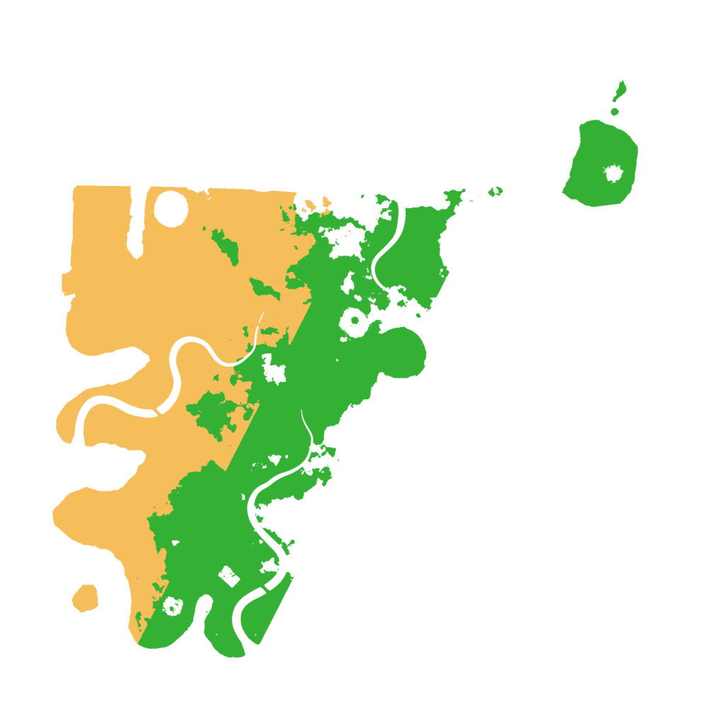 Biome Rust Map: Procedural Map, Size: 3800, Seed: 11092021