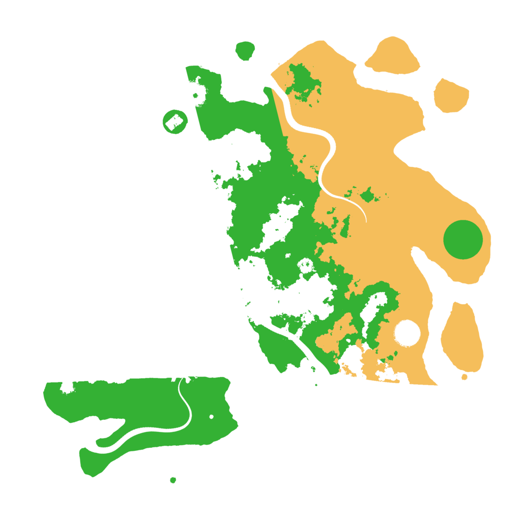 Biome Rust Map: Procedural Map, Size: 3500, Seed: 67879689