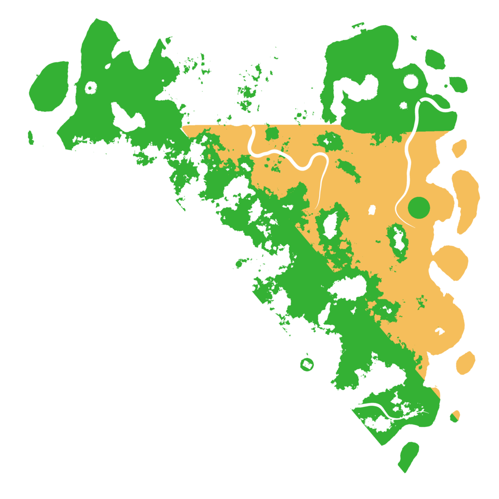 Biome Rust Map: Procedural Map, Size: 6000, Seed: 36