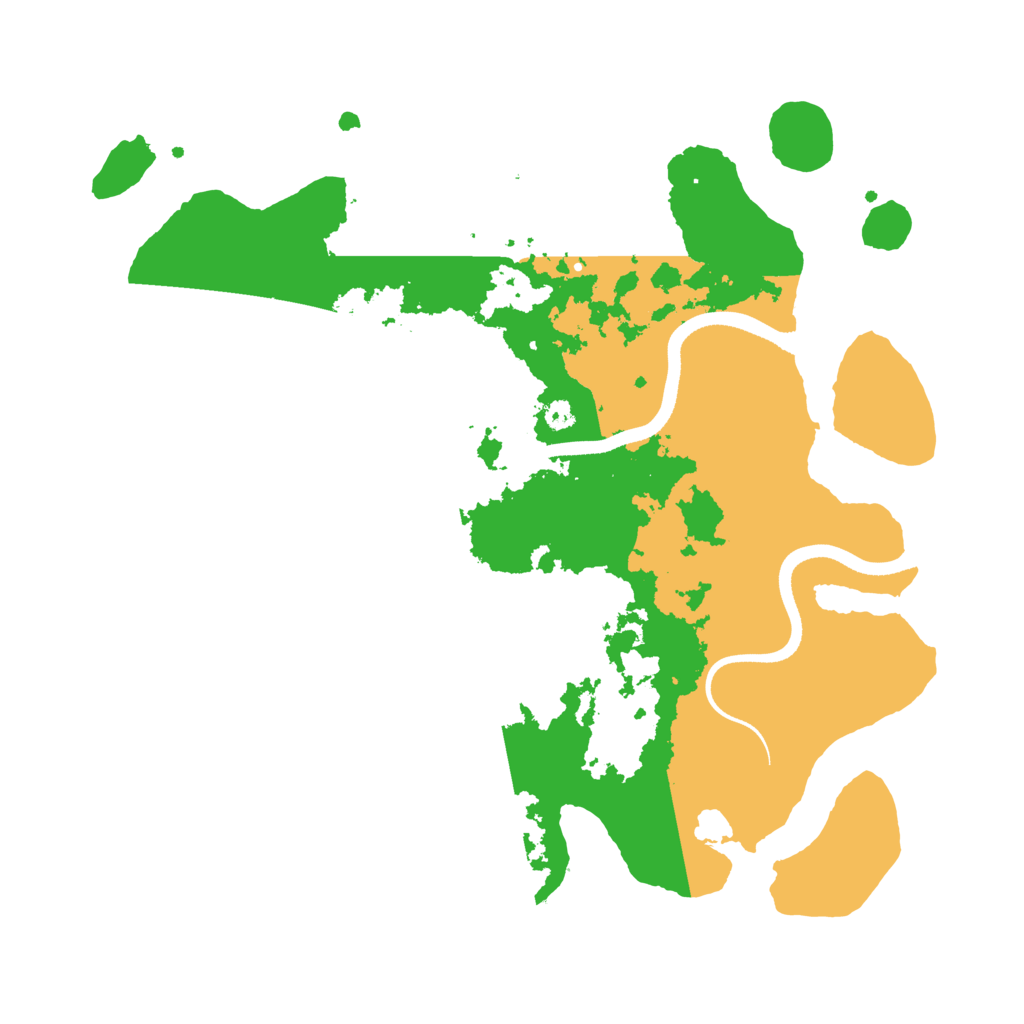 Biome Rust Map: Procedural Map, Size: 3500, Seed: 1968860