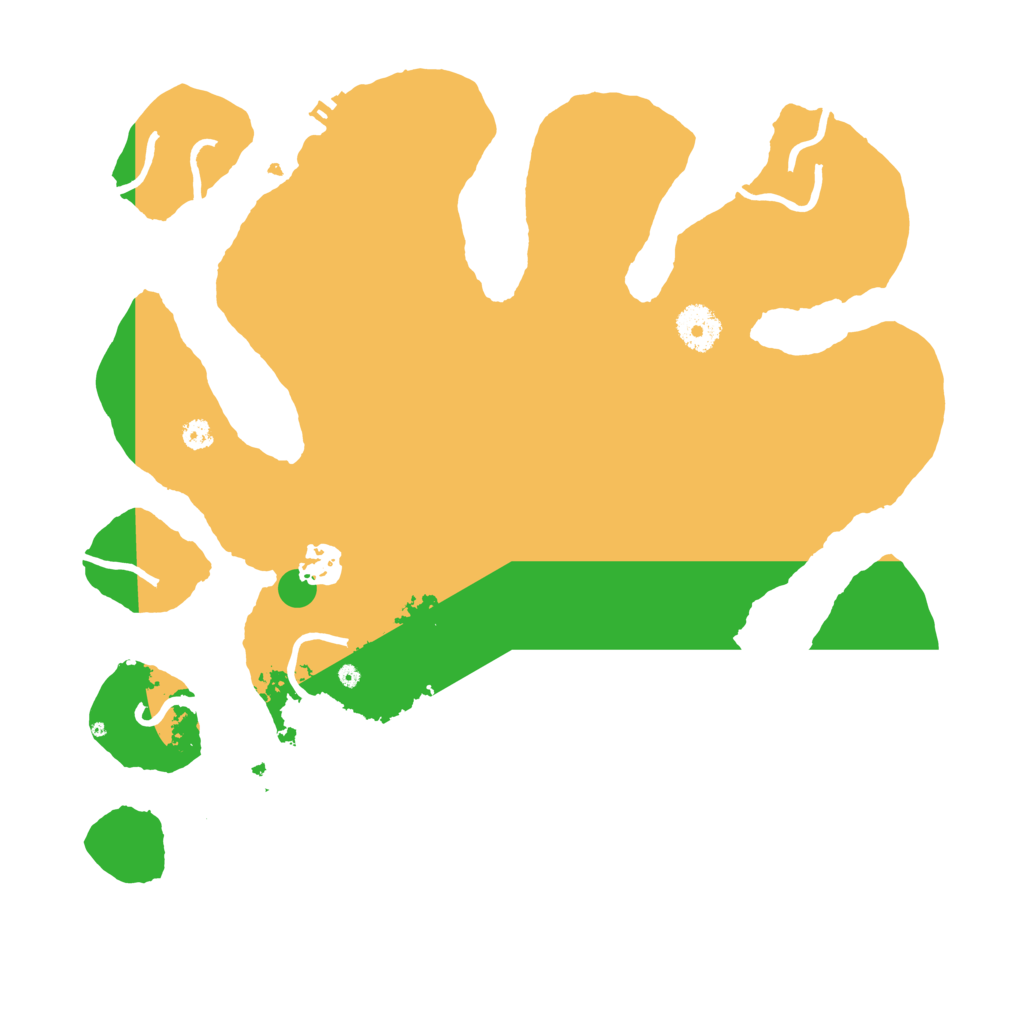 Biome Rust Map: Procedural Map, Size: 3500, Seed: 407545