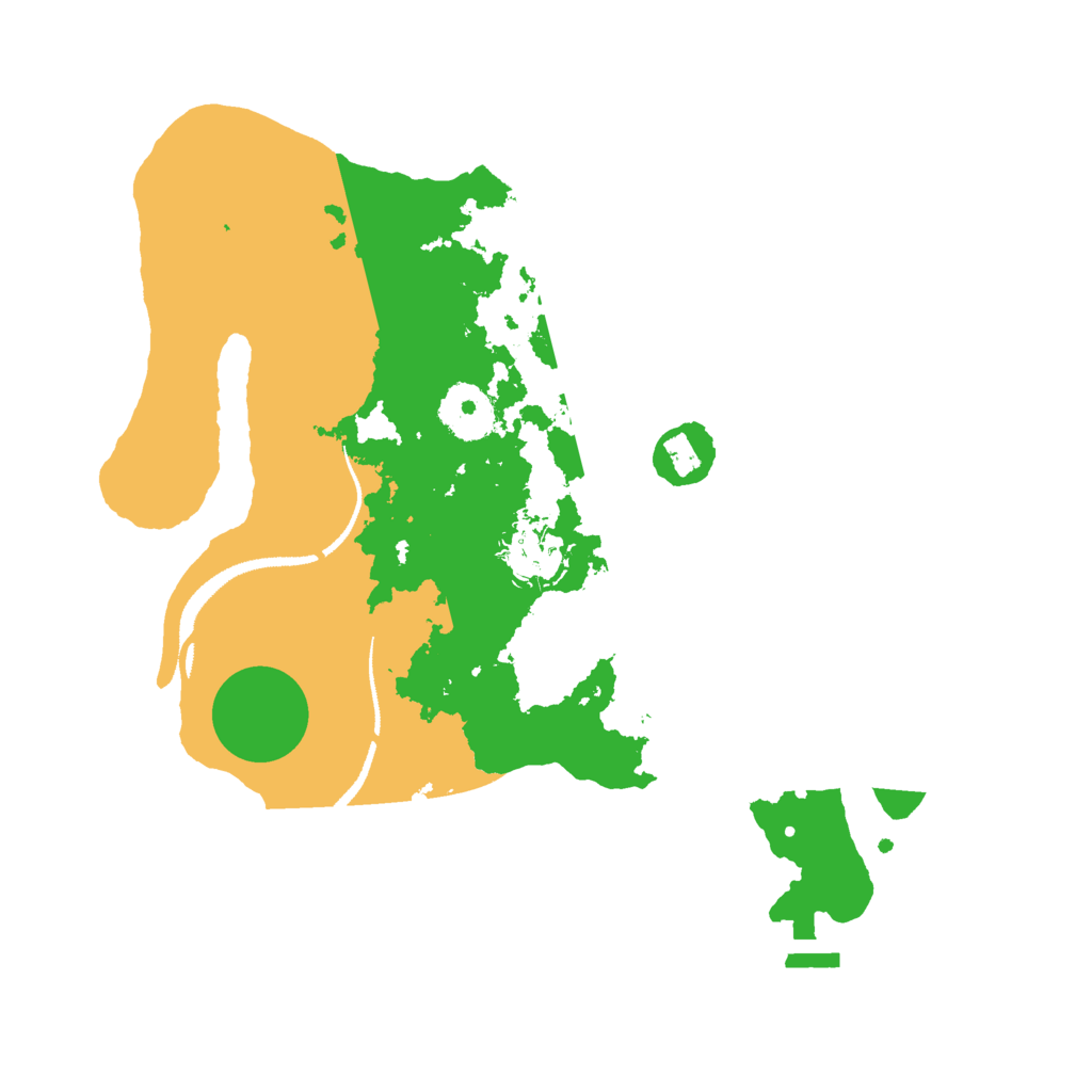 Biome Rust Map: Procedural Map, Size: 3000, Seed: 173428732