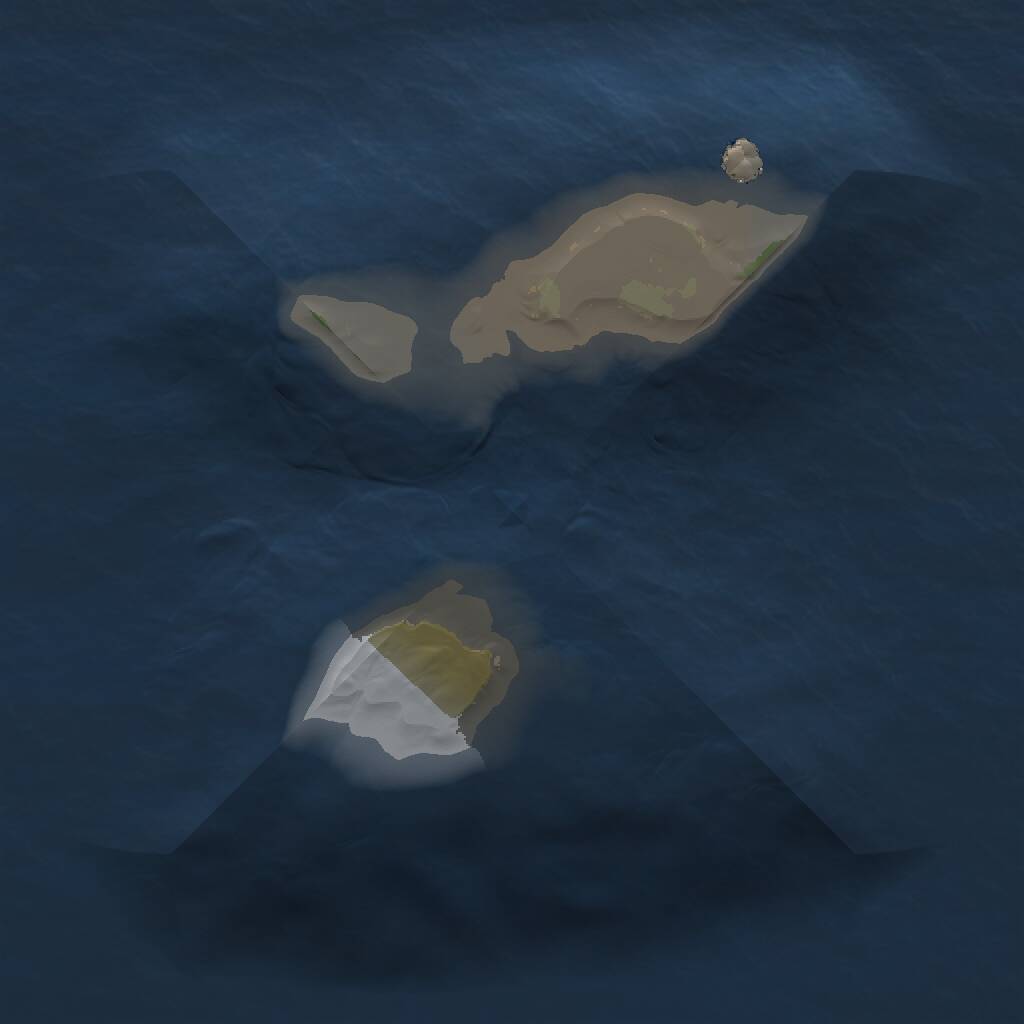 Rust Map: Procedural Map, Size: 1000, Seed: 6396208, 1 Monuments