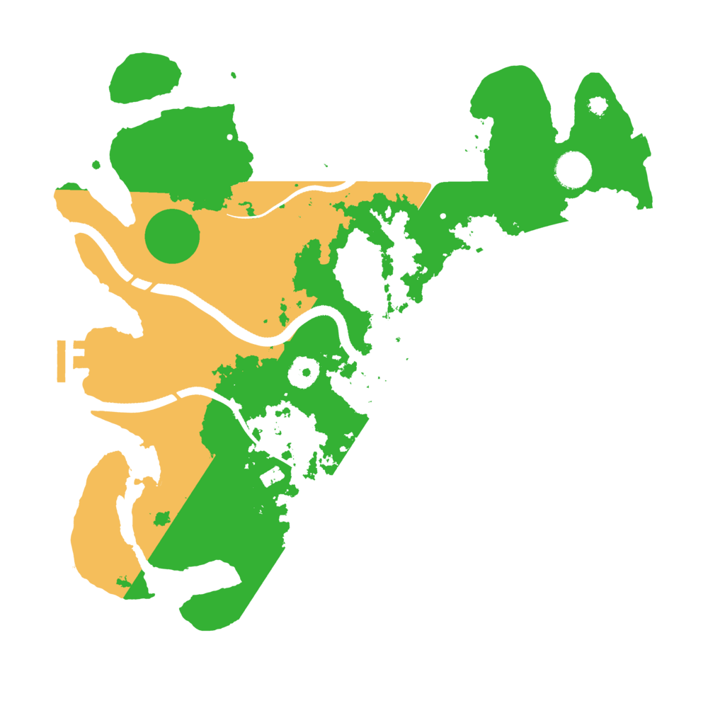 Biome Rust Map: Procedural Map, Size: 3500, Seed: 234556
