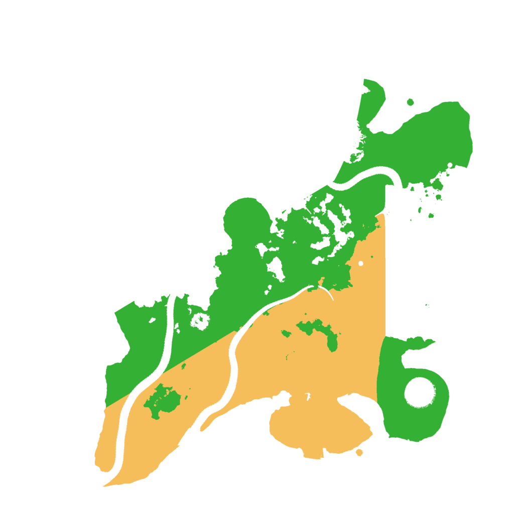 Biome Rust Map: Procedural Map, Size: 3000, Seed: 85771