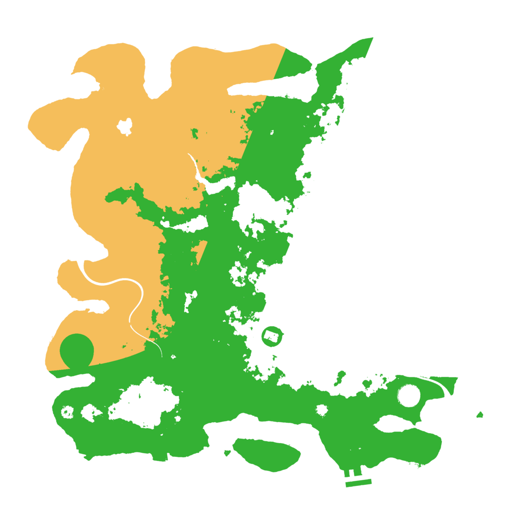 Biome Rust Map: Procedural Map, Size: 4000, Seed: 133705