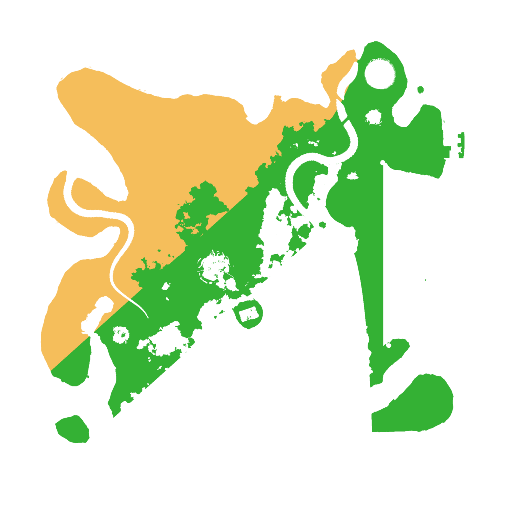 Biome Rust Map: Procedural Map, Size: 3000, Seed: 5590