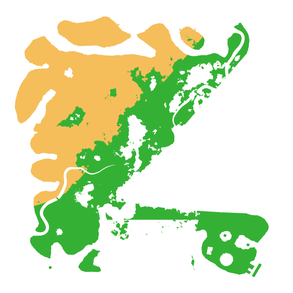 Biome Rust Map: Procedural Map, Size: 4050, Seed: 1738681334