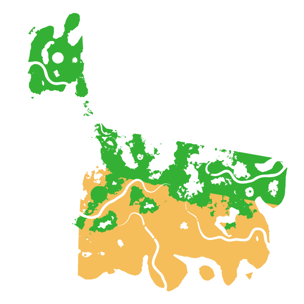 Biome Rust Map: Procedural Map, Size: 5000, Seed: 32434