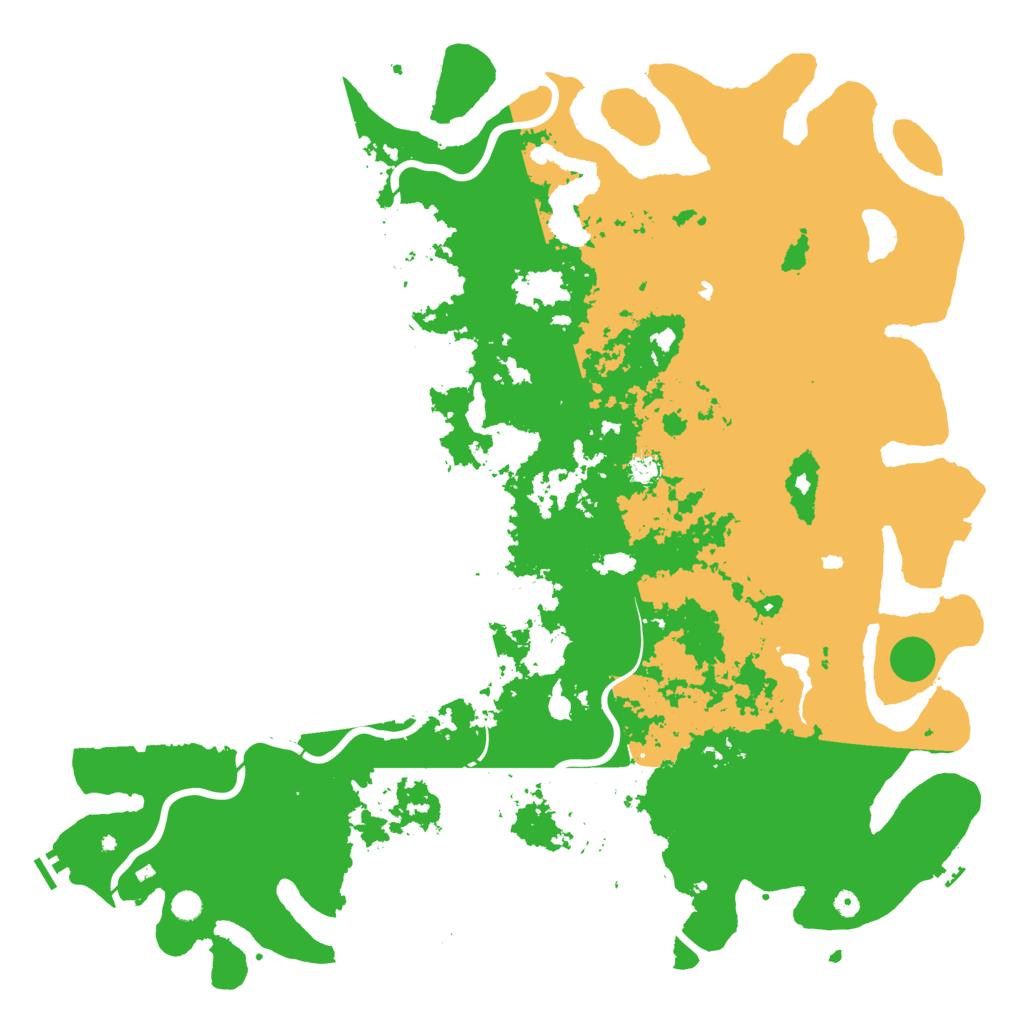 Biome Rust Map: Procedural Map, Size: 6000, Seed: 85499643
