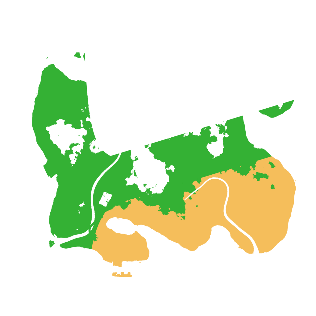 Biome Rust Map: Procedural Map, Size: 2500, Seed: 472313862