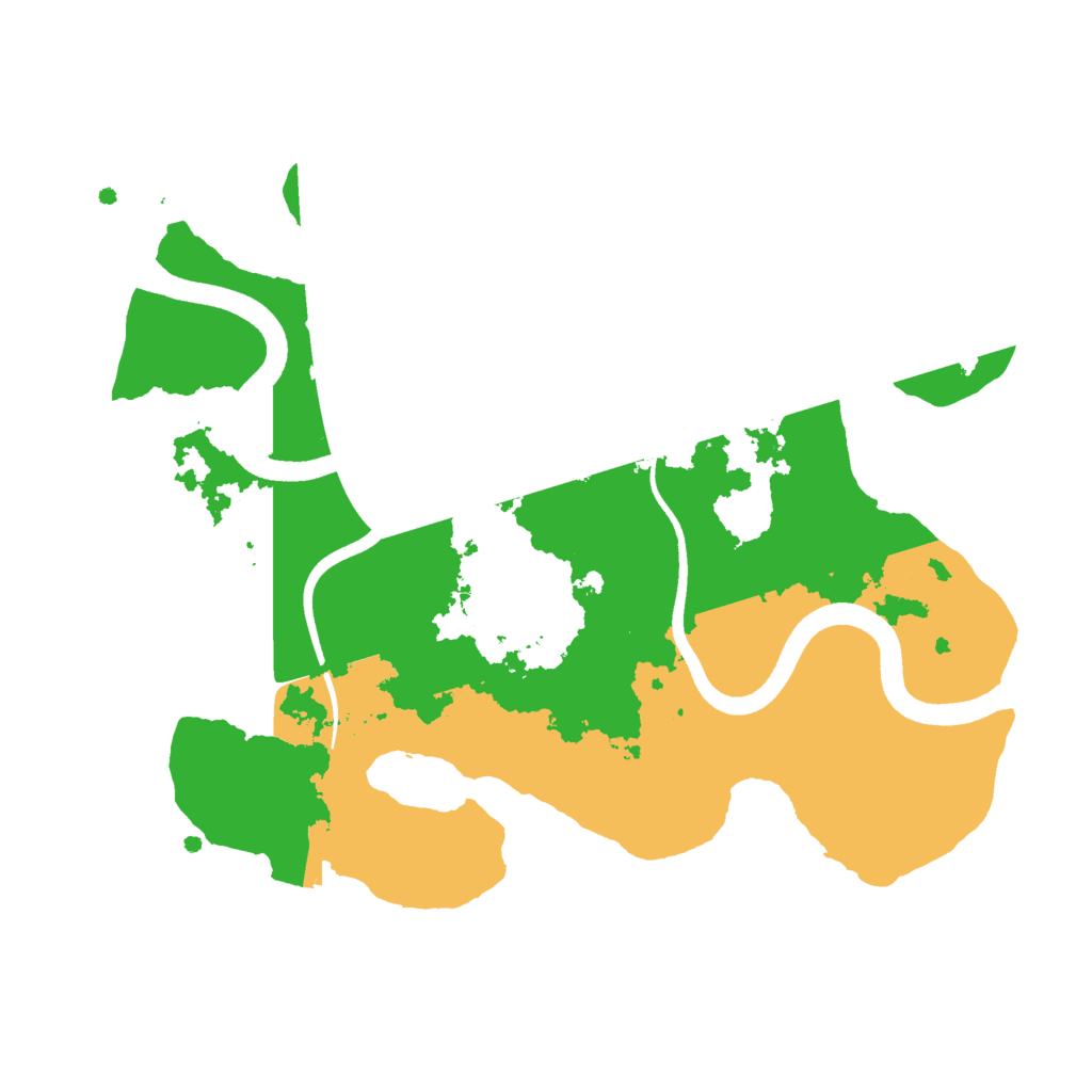 Biome Rust Map: Procedural Map, Size: 2500, Seed: 472313862