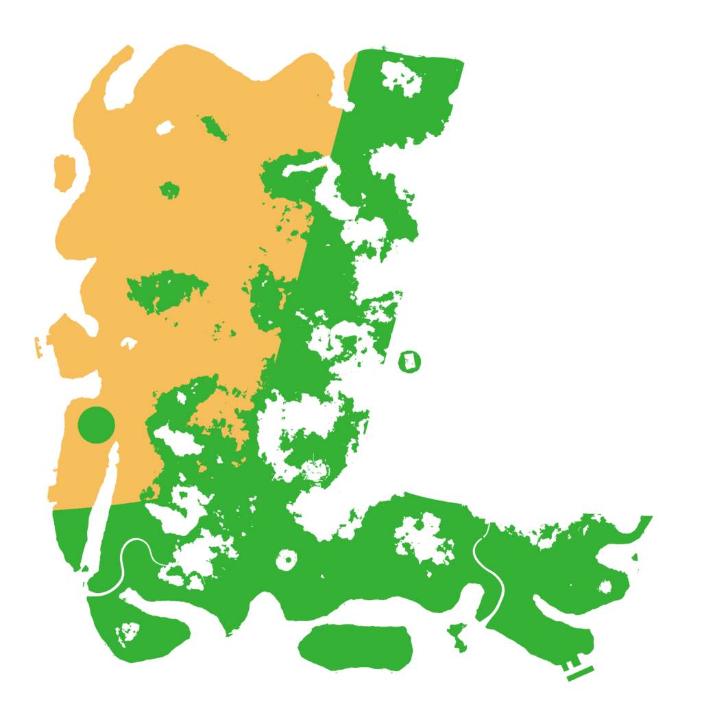 Biome Rust Map: Procedural Map, Size: 5000, Seed: 2734