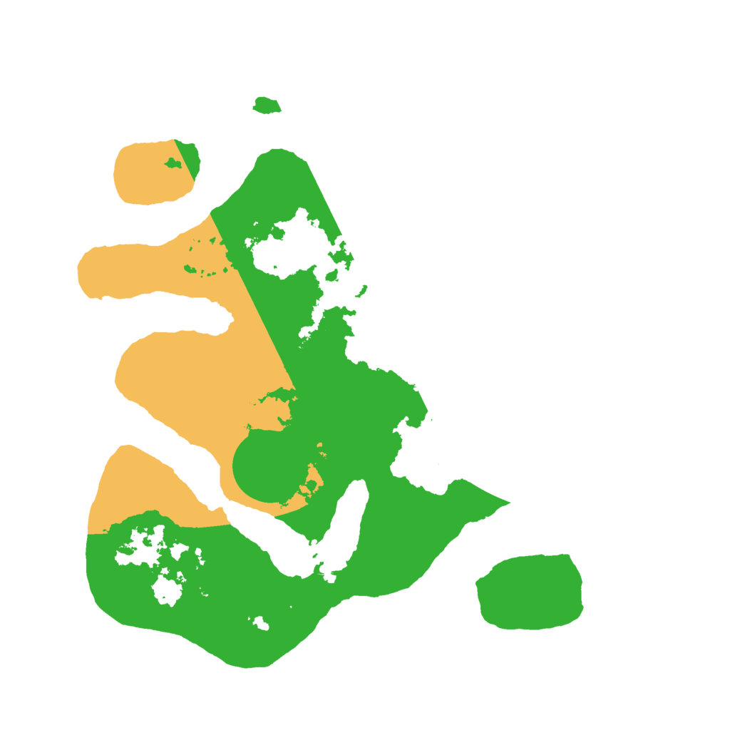 Biome Rust Map: Barren, Size: 2700, Seed: 31045009