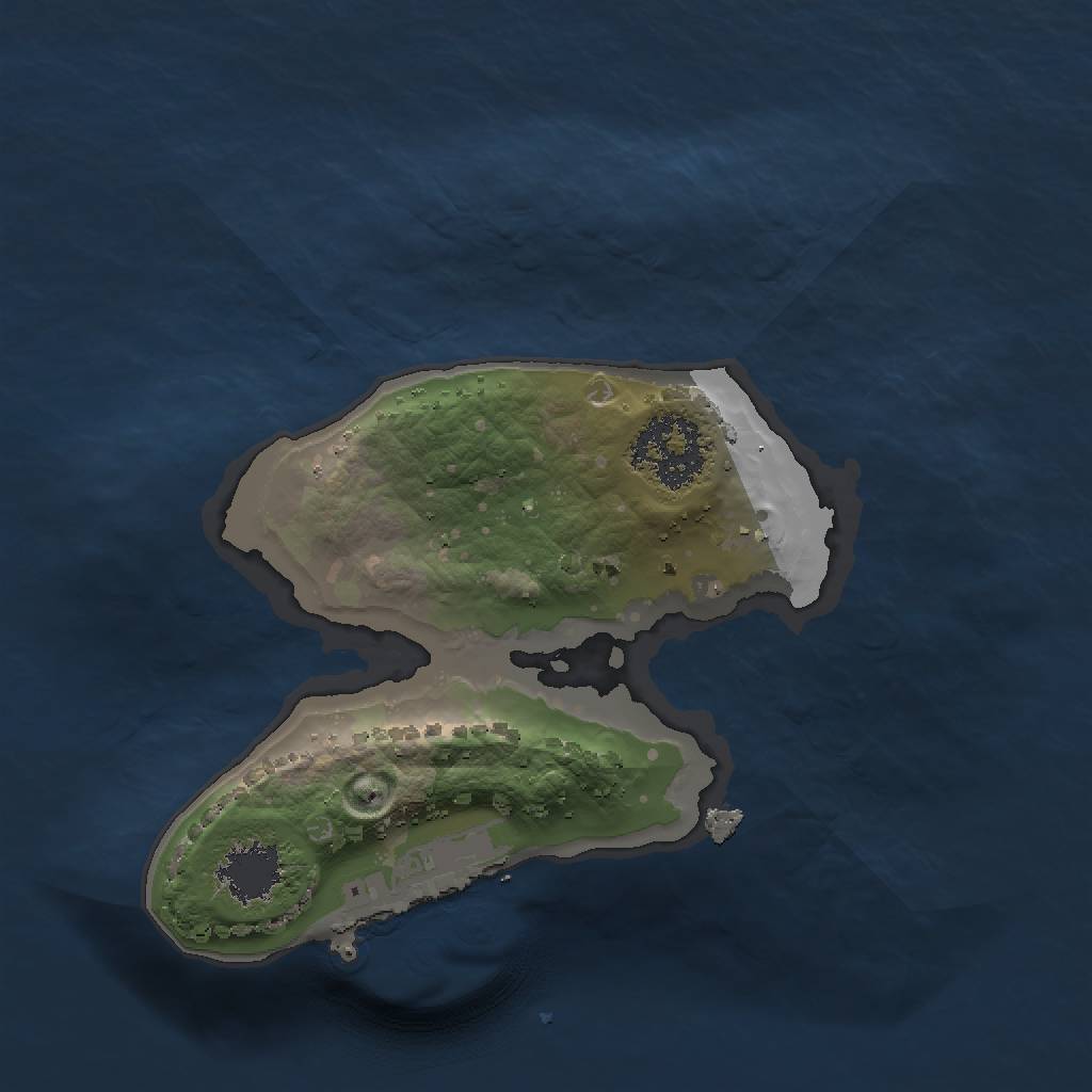 Rust Map: Procedural Map, Size: 1500, Seed: 1569771165, 5 Monuments